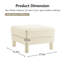 En beige avec tissu respirant et support à ressorts pour la sieste confortable