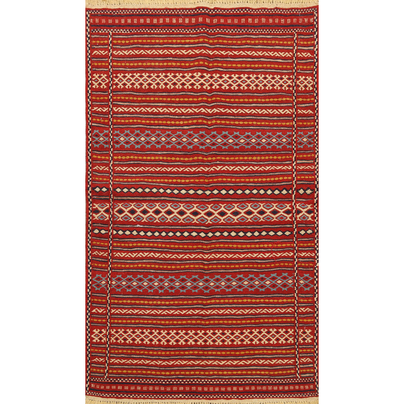 Tapis rayé kilim 3 x 5