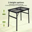 Rectangular Metal Outdoor Camping Table-1395629698