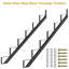 Ensemble de 2 élévateurs d'escalier en acier robuste - Support d'escalier en métal à 6 marches pour hauteur de terrasse de 49,6 po - Fabrication durable pour les escaliers et les marches extérieurs