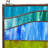 36"H Oversized Geometric Stained Glass Window Panel
