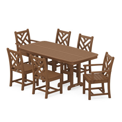 POLYWOOD Chippendale 7-Piece Dining Set