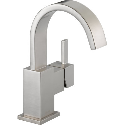 Vero Oil Rubbed Bronze Bathroom Faucet, Single Hole Bathroom Sink Faucet for Vanity, Metal Push-Pop Drain Assembly, Venetian Bronze 553LF-RB