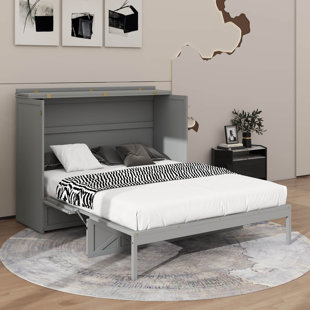 Queen Size Murphy Bed With Drawers And USB