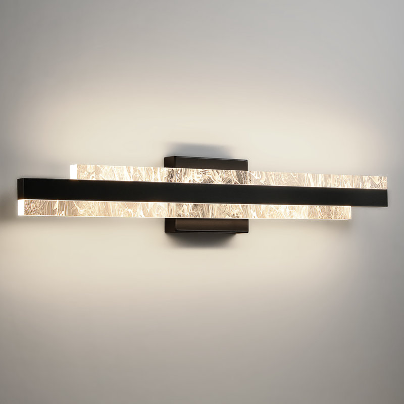 Cassanova 27" Dimmable LED Bath Bar, Matte Black