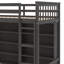 Lit mezzanine Jimmya avec 8 tablettes de rangement ouvertes et échelle intégrée-1712996407-1712996404