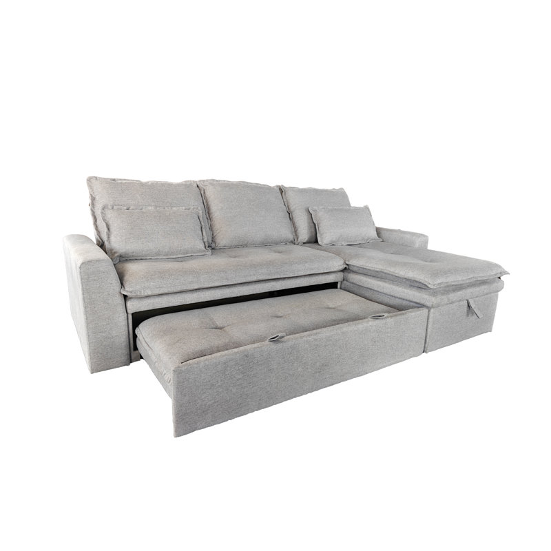 5 Seater Fabric Sofa, Silver