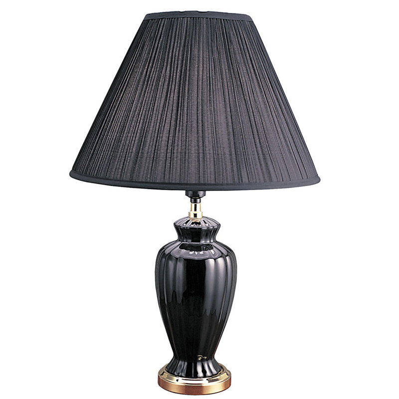 Lampe de table 26 po Giamarie, Noir