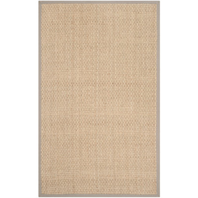 Lasone Natural Gray Seagrass Rug
