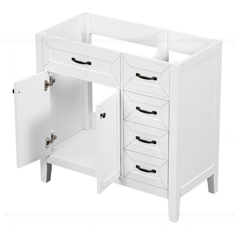 Meuble-lavabo 36 po sans lavabo, Blanc