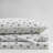 4-Piece 100% Cotton Flannel Printed Sheet Set,Black Snowflakes-122817856