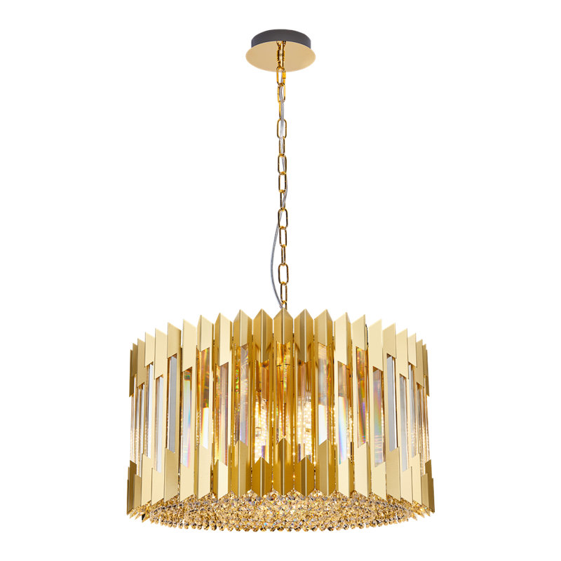 Ritz 12 - Light Crystal Pendant, Gold