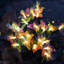 Butterfly solar courtyard ground mounted lights