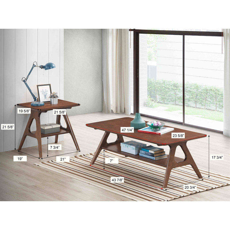Ensemble de tables basses 3 pièces Arona