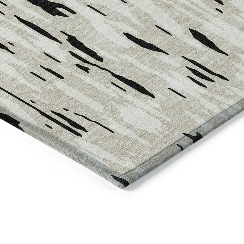 Tapis rectangulaire Aleighna avec envers antidérapant, Rectangle 10 pi x 14 pi