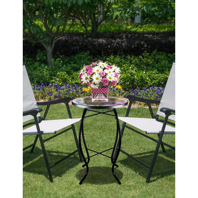 Keayra Glass Top End Table
