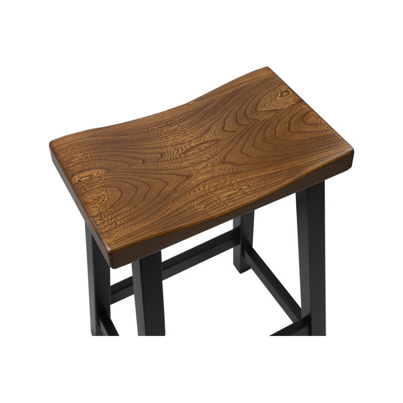 Rozella Solid Wood Counter Stool, Counter Stool (24" Seat Height)