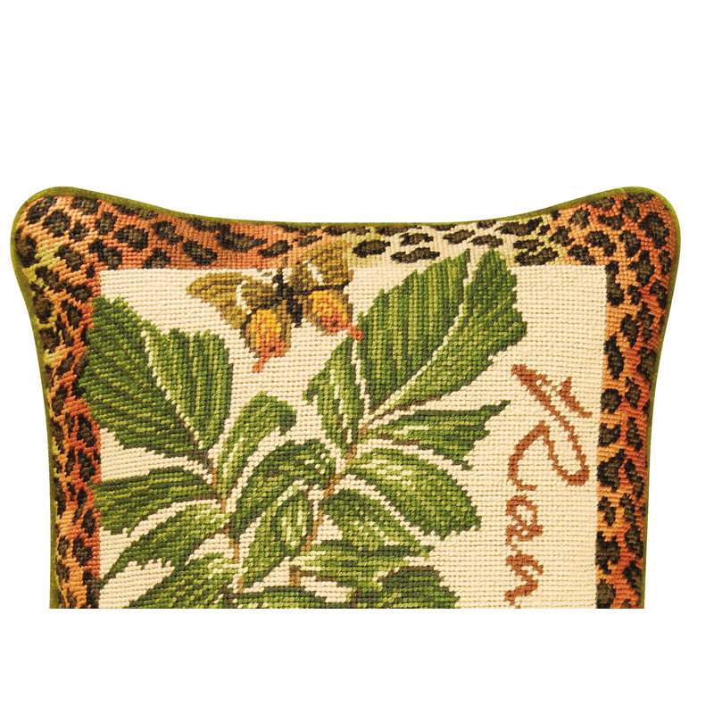 Rangoon Needlepoint Pillow