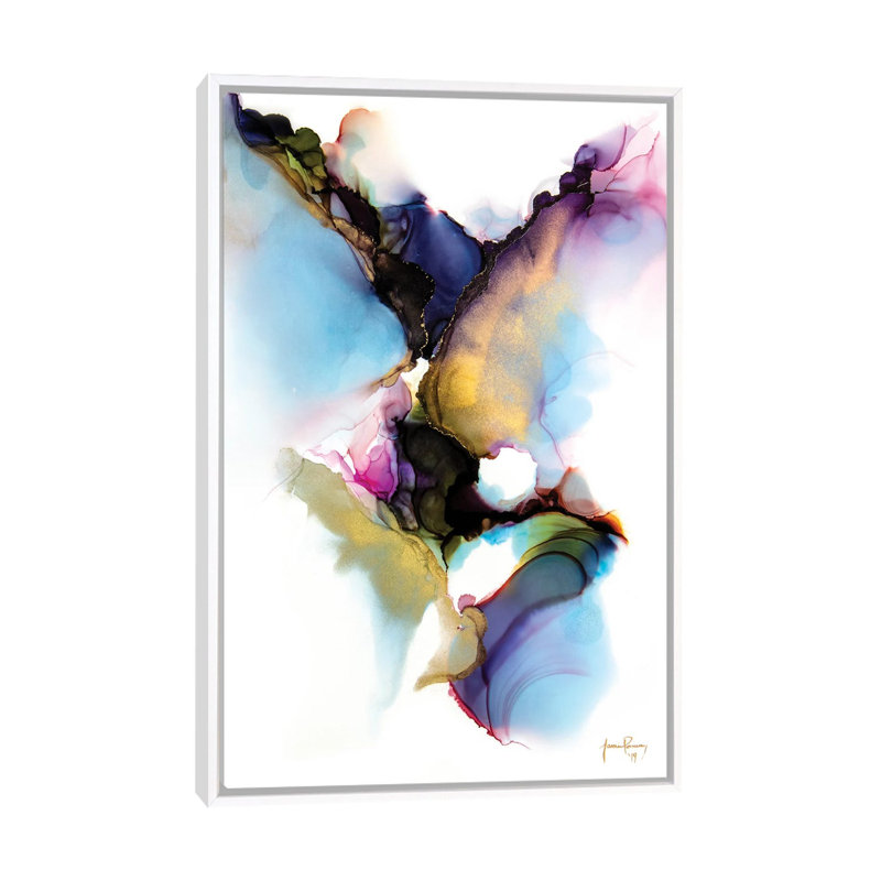 «Dance with Me» par Jamie Pomeranz - reproduction d'art, Pas de tapis, H 26 po x l 18 po x 1,5 po, Toile blanche encadrée