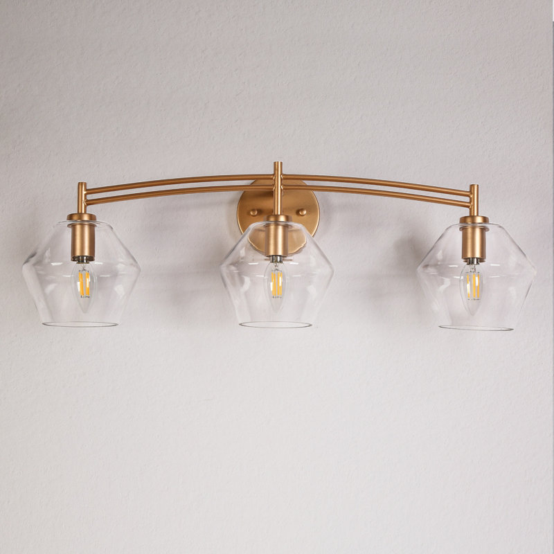 3-Light Dimmable 26" Width Vanity Light