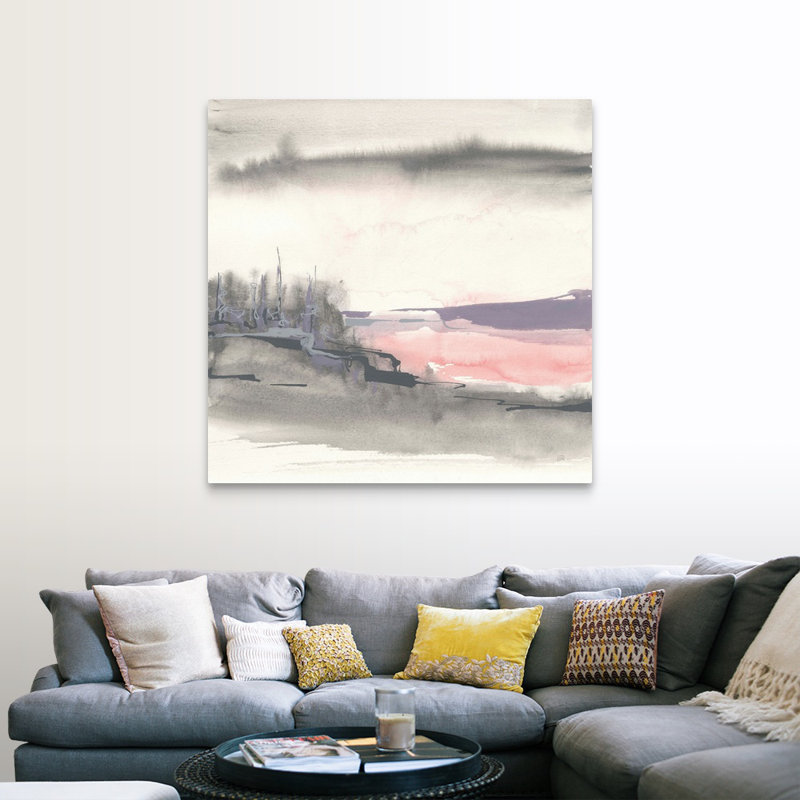Blush Valley I - impression, Toile tendue, H 48 po x l 48 po x P 1,25 po