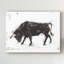 « toro i », peinture sur toile tendue-2137161324