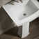 Archer® Vitreous China Rectangular Pedestal Bathroom Sink with Overflow