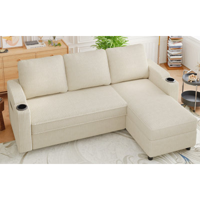 3 Seater Linen Blend Sofa Bed