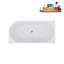 1501.1mm x 718.8mm Soaking Acrylic Bathtub-441882317