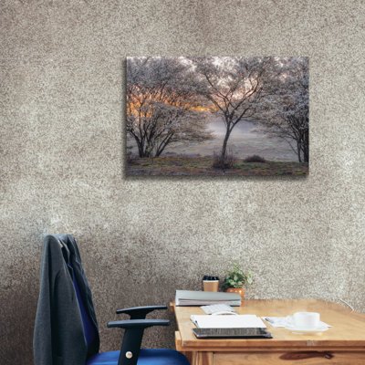  «Spring Bushes» par Martin Podt, art mural sur toile, 40 po x 26 po