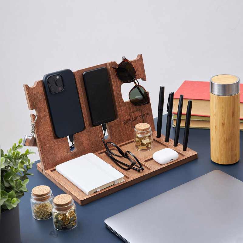 Wood Desk Organiser, Yes