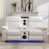 White Faux Leather