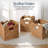  Scalloped 12 X 12In Hyacinth Storage Basket Set Of 5 - Chestnut-1243071247-1243071246