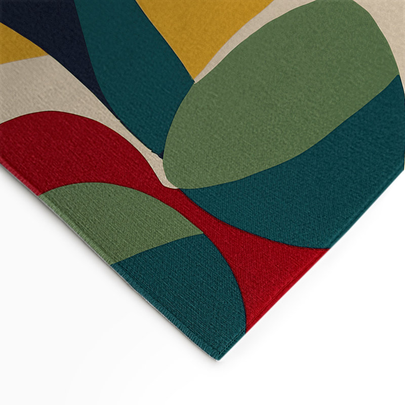Funky Beam Indoor And Outdoor Area Rug, Rectangle 3' x 5'