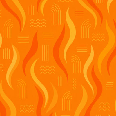Rouleau de papier peint adhésif orange amovible l 17,7 po x H 118 po