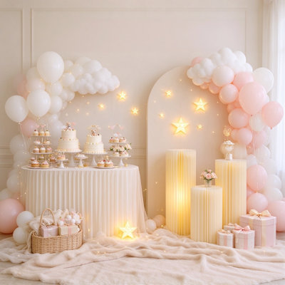 3 pièces en forme de centre de table en carton pliable pour présenter des fleurs à des colonnes de décoration de fête de mariage