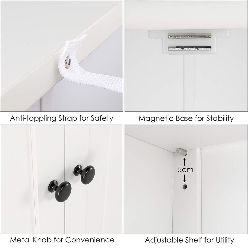 Lark Manor Olender Freestanding Bathroom Cabinet & Reviews | Wayfair
