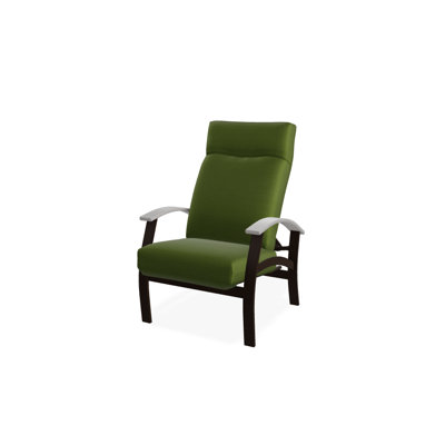 Askar Powder Coated Aluminum Outdoor Lounge Chair , Sunbrella® Cushions Included