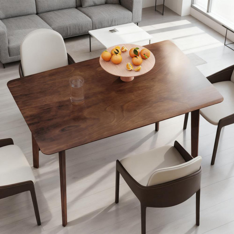 Mid-Century Modern Kitchen Table,Rectangle Dining Table,For Your Home