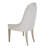 London Place Velvet Dining Side Chair - Pearl