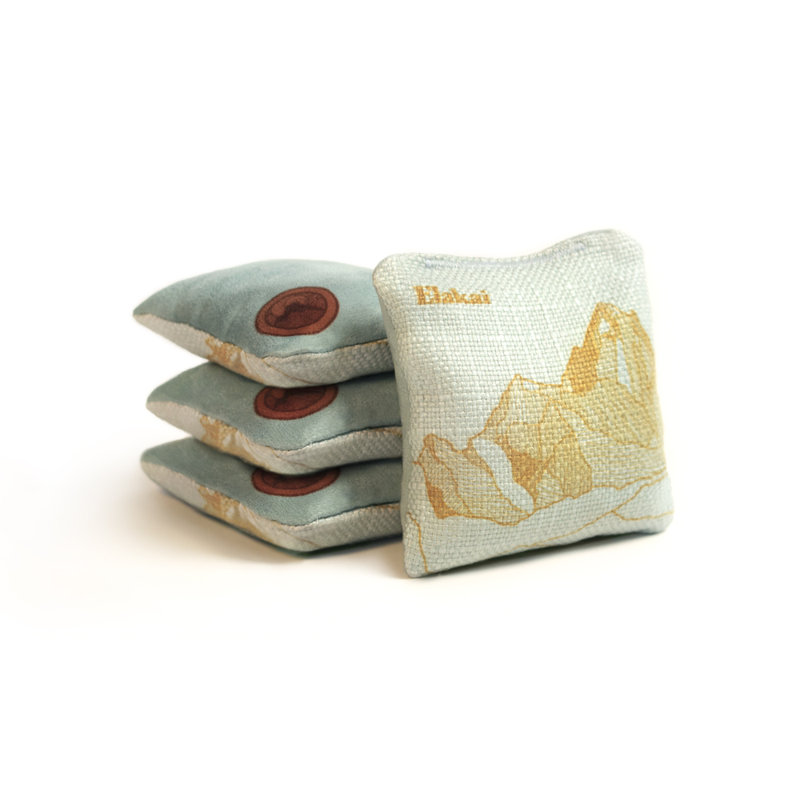 Sac de cornhole Mount Elakai, H 4 po x l 4 po x P 0,5 po, Écume de mer