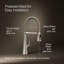 Graze Single Handle Kitchen Faucet with 21-9/16" Spout-1811769791