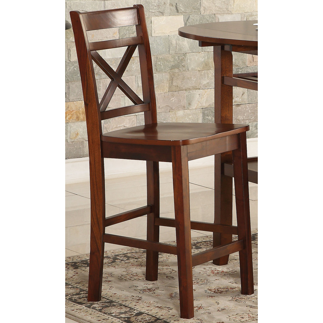 Gennessee 24" Bar Stool (Set of 2) Gracie Oaks