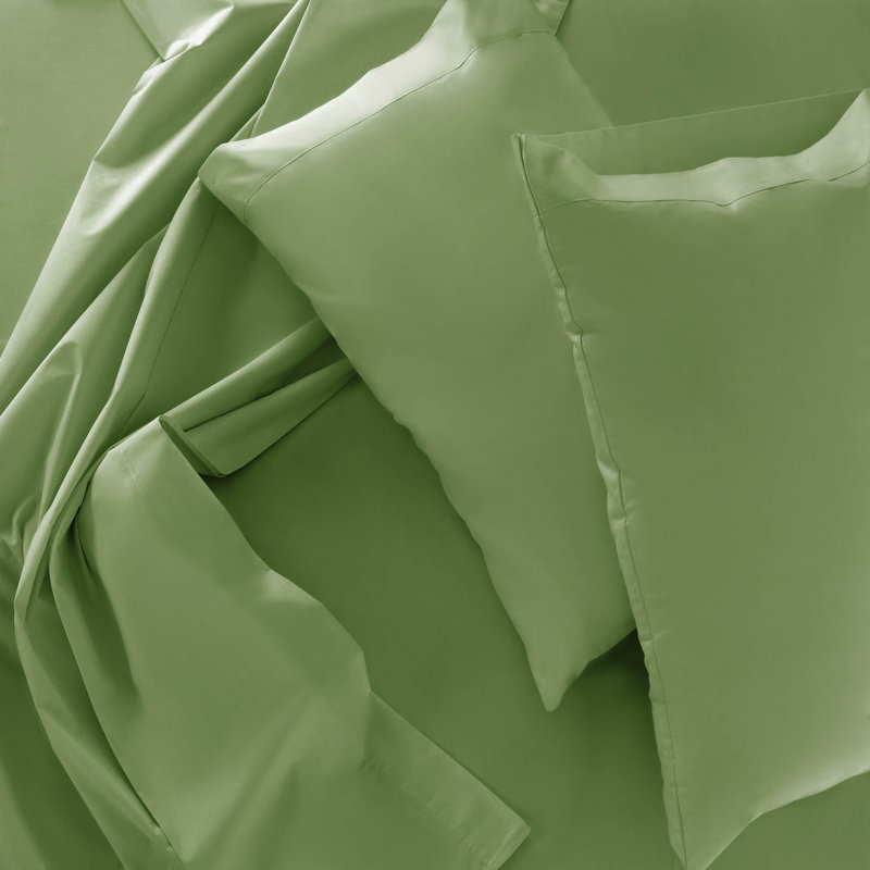 Sage Queen Organic Cotton Bamboo Deep Pocket Sheet Set