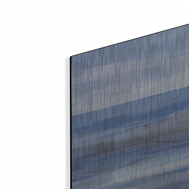 «Red Morning Barrel Studio» «Summer Morning II» par Jo Maye, art mural en métal, H 24 po x l 16 po