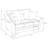 Rajrani Boucle Upholstered Loveseat Light Grey-349696450