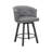 26"Swivel Upholstered Counter Stool With Metal Frame-513637447