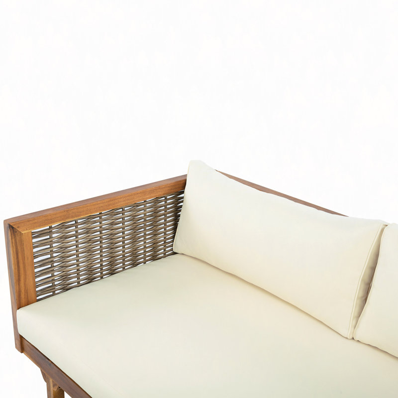 Sectional Seating Group With Waterproof Cushions - Premium Outdoor Sofa Set(Cushion)