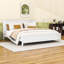 Lit plateforme en bois avec tête de lit-377806065-377806066