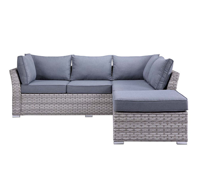 PATIO SECTIONAL SOFA & COCKTAIL TABLE